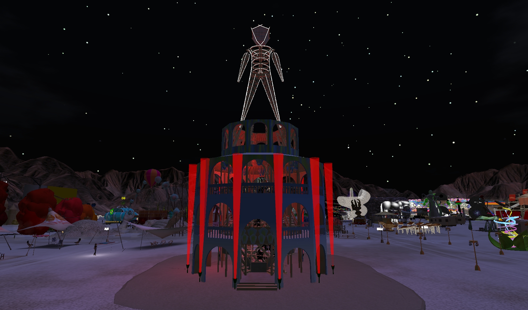 Yordie Sands Explores BURN2 in Second Life 2012