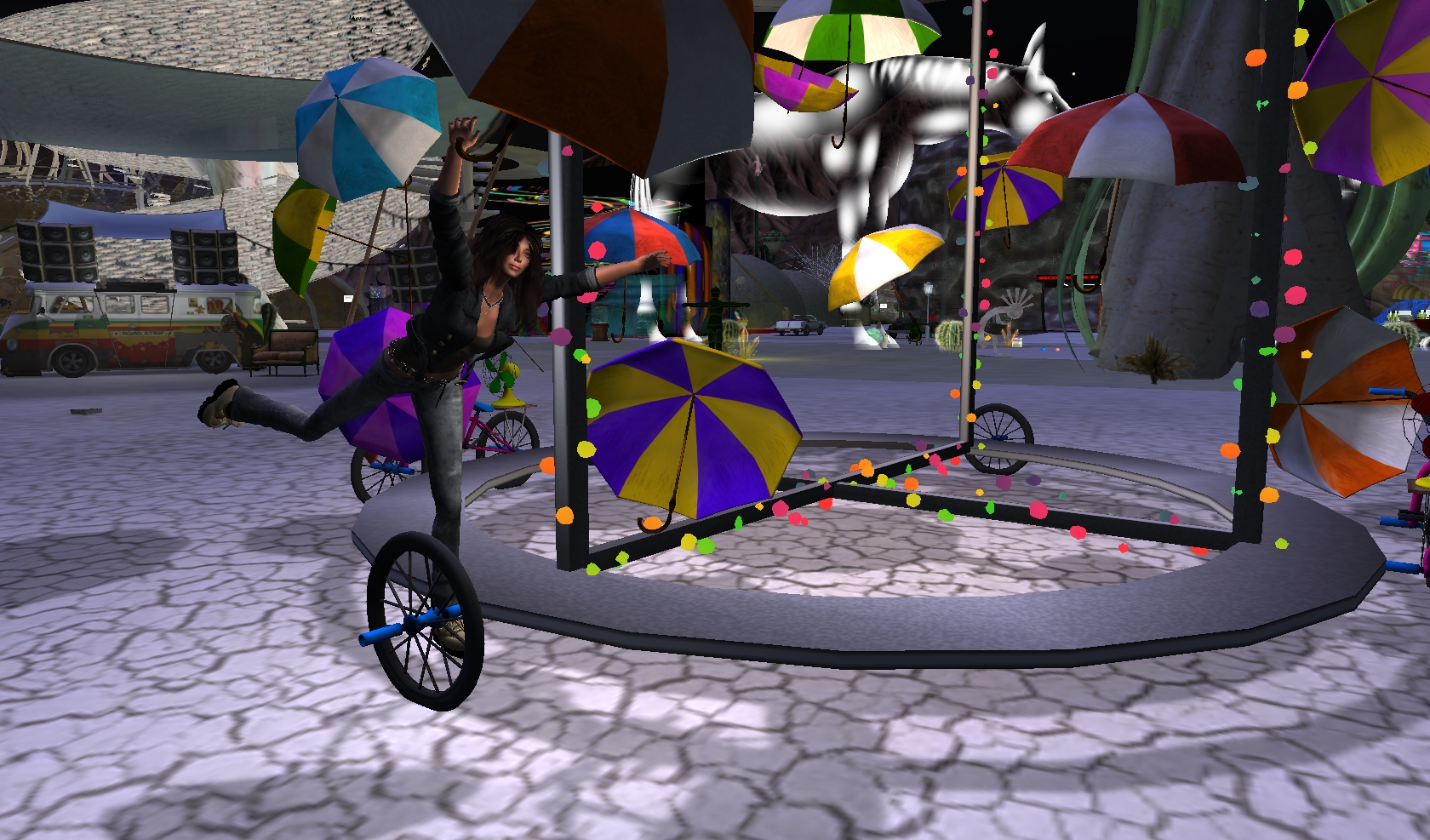 Yordie Sands plays around @ BURN2 in Second Life 2012
