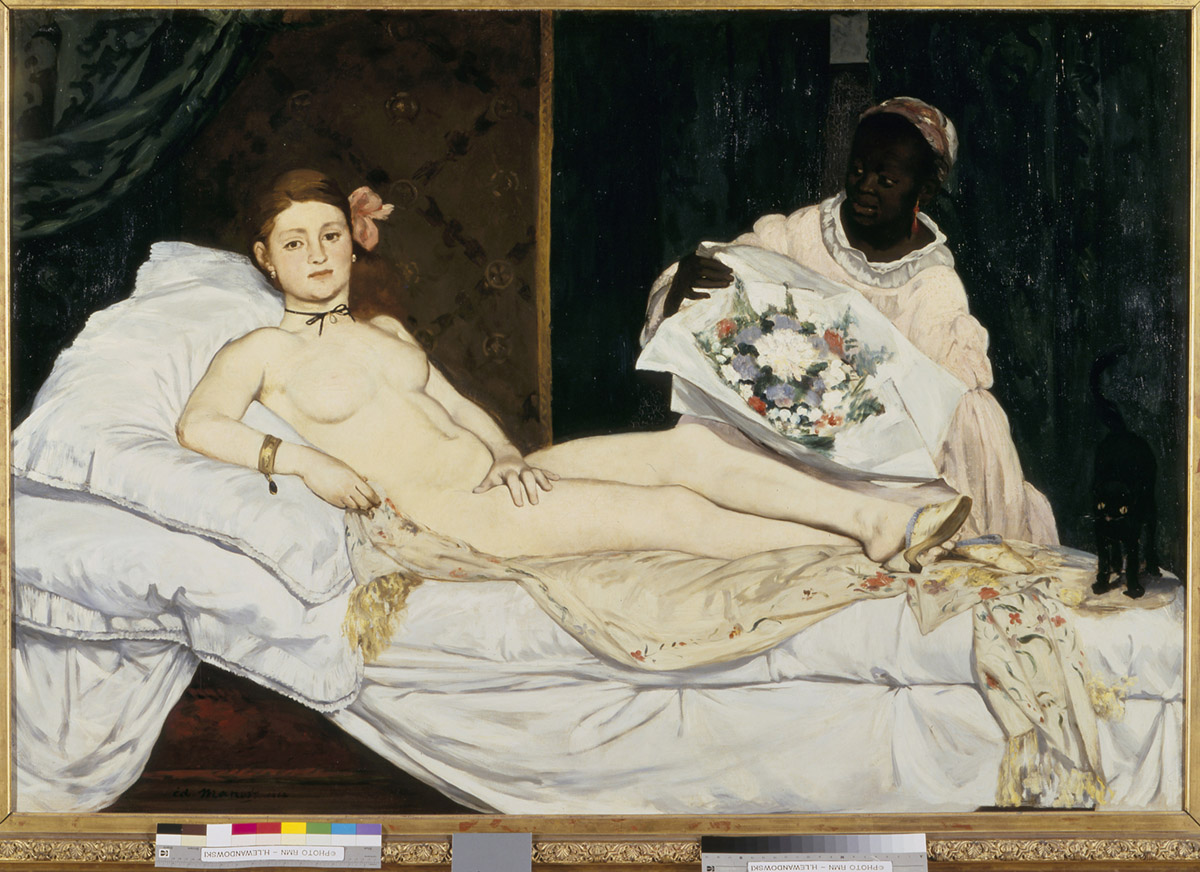 Olympia by Victorine Meurent and Edouard Manet
