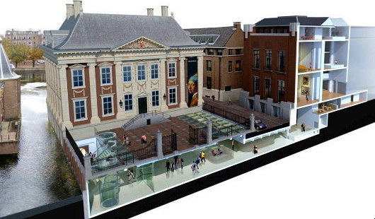 model of Mauritshuis expansion plans