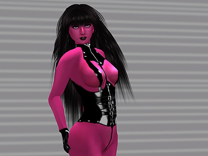 Liz Bowman in Pink Body Makeup (virtual skin)