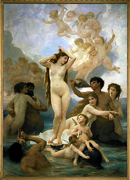 Birth of Venus by William Bouguereau, 1879