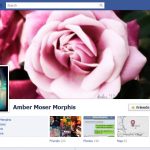 Screen Cap of Amber Moser Morphis Facebook Timeline Cover