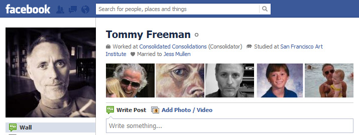Screen Cap of Tommy Freeman's Facebook Profile Photo