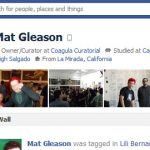 Screen Cap of Mat Gleason's Facebook Profile Pix