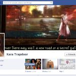 Screen Cap of Kara Trapdoor's Facebook Timeline Cover
