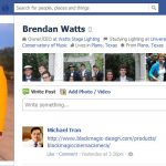 Screen Cap of Brendan Watts Facebook profile pix