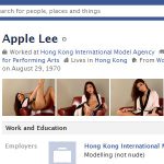 Screen Cap of Apple Lee's Facebook profile photo