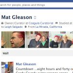 Screen Cap of Mat Gleason's Facebook Profile Pix