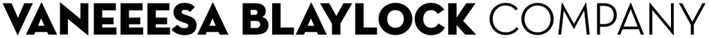 Vaneeesa Blaylock Company typographic logo