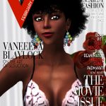 Cover photo of Vaneeesa Blaylock in a bright, strappy dress