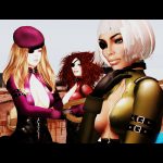 Avatars dressed in Jackie Graves' "Poison" paramilitary uniforms and participating in VB41 - Rock the Casbah