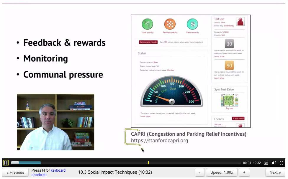 Gamification Social Good - ScreenCap from Lecture 10 by Kevin Werback