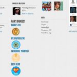 Gamification Social Good - screenCap of Vaneeesa Blaylock's badges from Mozilla Open Badge Framework
