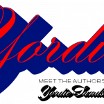 Cursive writing "Yordie" and "meet the authors: Yordie Sands"