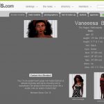Images from Vaneeesa Blaylock's Model Portfolio on Models.com website