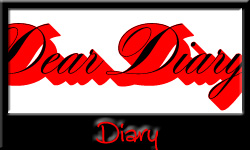 "Dear Diary" in stylized type and the heading "Diary" with a link to Diary entries on the iRez Virtual Salon