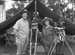 Martin & Osa Johnson were well know adventurers. They filmed and wrote about exotic unknown lands.