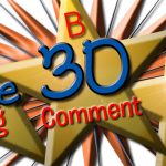 3 large gold stars fill the image, and over them is the text, "ABC '30' June 2013, Blog, Comment, Share