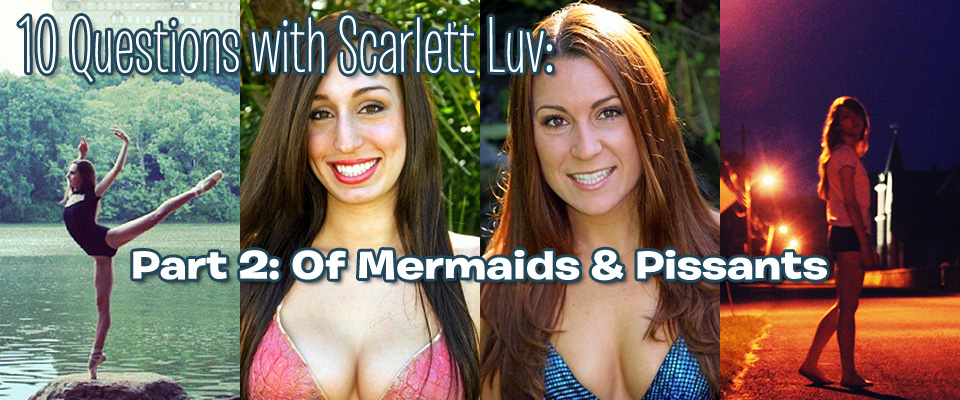 Montage of 4 images: Mermaid Bryn (Bryn Michaels) Mermaid Yordie (Yordie Sands) Mermaid Vanessa (Vanessa Blaylock) and Mermaid Hanna (Hanna Lee)