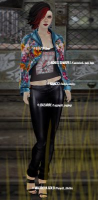 What I Wear fashion website screencap of fashion look and mouseover data